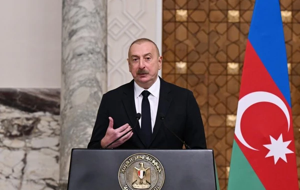 Azərbaycan və Misir prezidentləri mətbuata bəyanatlarla çıxış ediblər - YENİLƏNİB - FOTO