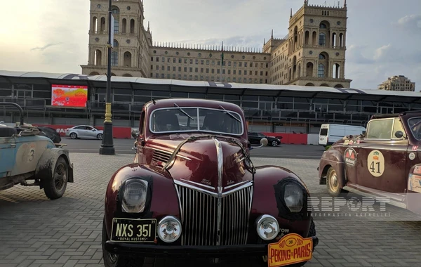 Bakıda ilk dəfə “Peking to Paris Motors Challenge” yarışı baş tutub - FOTO