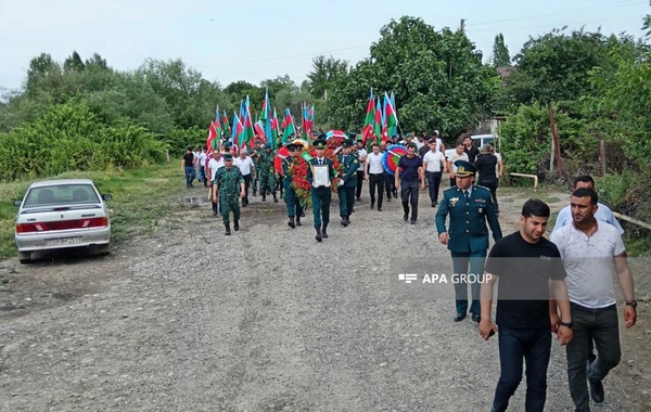 В Тертерском районе простились с майором, погибшим в результате удара молнии - ОБНОВЛЕНО + ФОТО