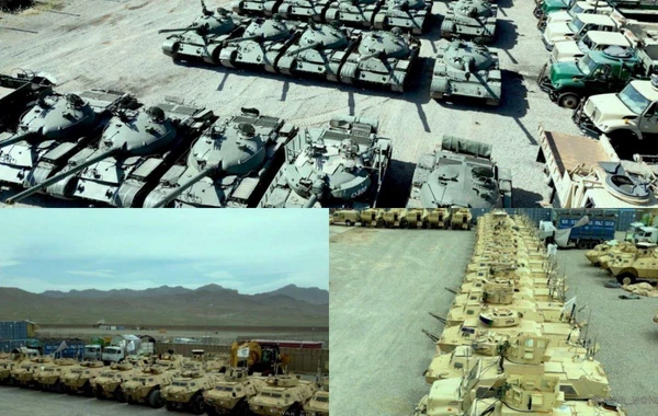 "Taliban" ABŞ hərbi texnikalarını bərpa edib - FOTO