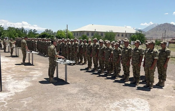 Naxçıvanda hərbi vəzifəlilərin təlim toplanışı keçirilir - FOTO/VİDEO