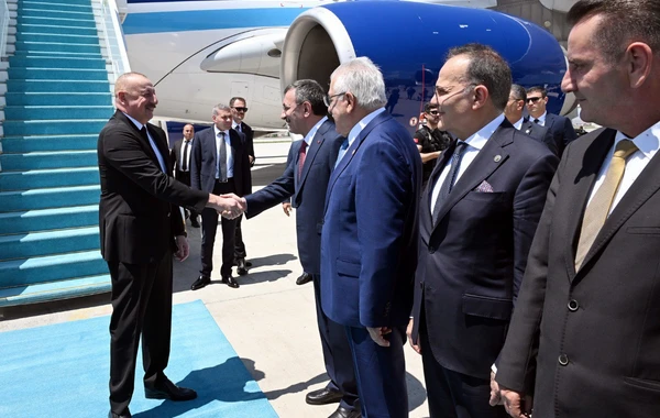 Prezident İlham Əliyev Türkiyədə işgüzar səfərdədir - FOTO