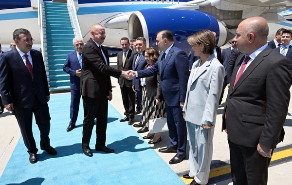 Prezident İlham Əliyev Türkiyədə işgüzar səfərdədir - FOTO