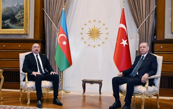 Ankarada İlham Əliyevin Rəcəb Tayyib Ərdoğan ilə təkbətək görüşü olub - YENİLƏNİB-2 - FOTO