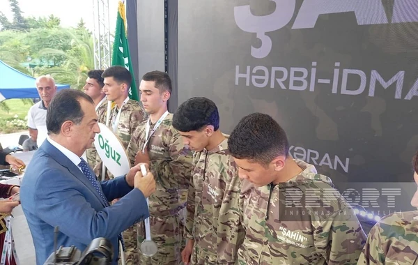 “Şahin” hərbi-idman oyunlarının qalib komandaları mükafatlandırılıb - FOTO