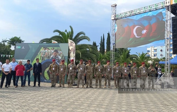 “Şahin” hərbi-idman oyunlarının qalib komandaları mükafatlandırılıb - FOTO