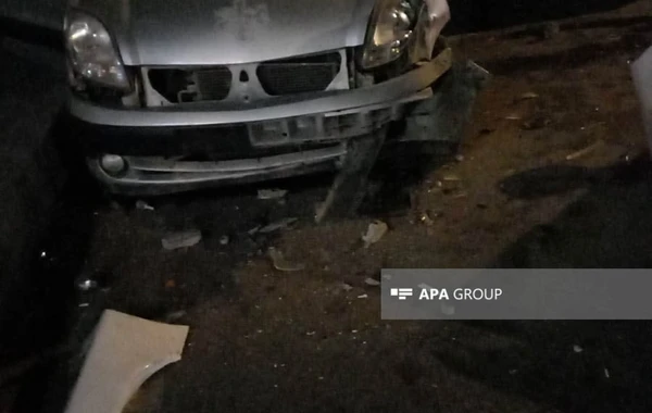 Bakıda zəncirvari qəza: 3 maşın toqquşdu - FOTO