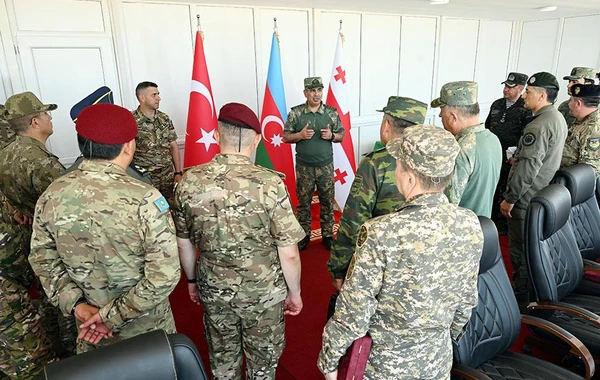 Altı ölkənin yüksəkçinli zabitləri Azərbaycandakı XTQ təlimlərində - FOTO/VİDEO