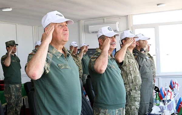 Altı ölkənin yüksəkçinli zabitləri Azərbaycandakı XTQ təlimlərində - FOTO/VİDEO