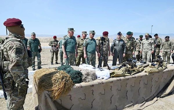 Altı ölkənin yüksəkçinli zabitləri Azərbaycandakı XTQ təlimlərində - FOTO/VİDEO