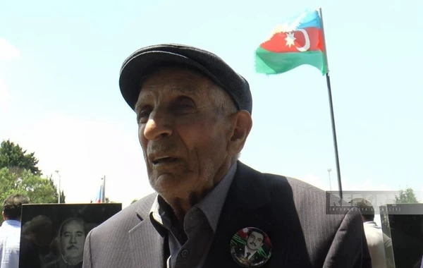 Şəhid atası: Övladımın qəbri bərpa edilib, uyuduğu yer bizə məlum olub - FOTO
