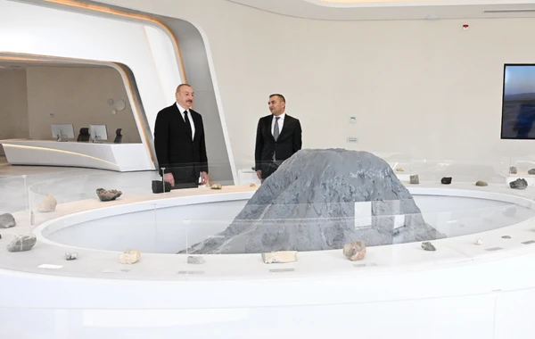 İlham Əliyev Palçıq Vulkanları Turizm Kompleksinin açılışında iştirak edib - FOTO