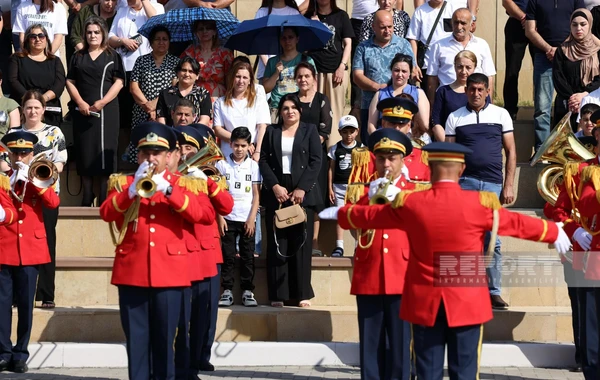 Cəmşid Naxçıvanski adına Hərbi Liseydə buraxılış gününə həsr olunan mərasim keçirilib - FOTO