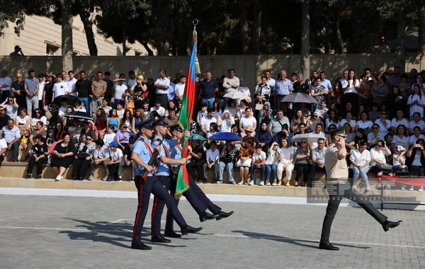 Cəmşid Naxçıvanski adına Hərbi Liseydə buraxılış gününə həsr olunan mərasim keçirilib - FOTO