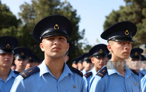 Cəmşid Naxçıvanski adına Hərbi Liseydə buraxılış gününə həsr olunan mərasim keçirilib - FOTO