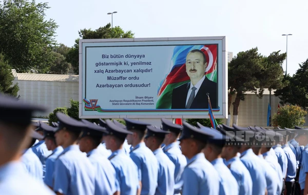 Cəmşid Naxçıvanski adına Hərbi Liseydə buraxılış gününə həsr olunan mərasim keçirilib - FOTO