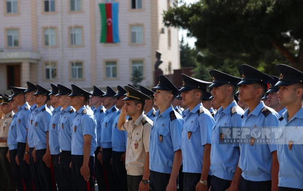 Cəmşid Naxçıvanski adına Hərbi Liseydə buraxılış gününə həsr olunan mərasim keçirilib - FOTO