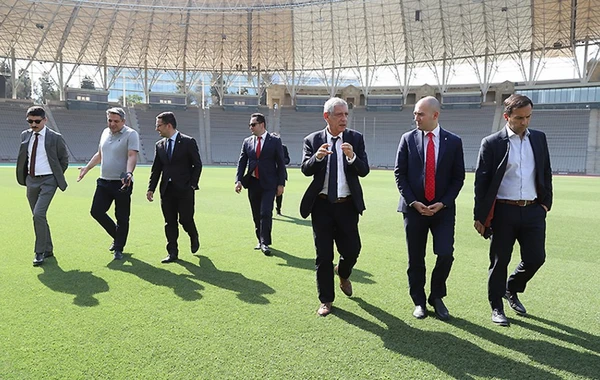 Fernandu Santuş Bakıda idman obyektləri ilə tanış olub - FOTO