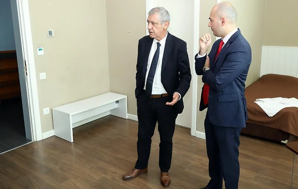 Fernandu Santuş Bakıda idman obyektləri ilə tanış olub - FOTO