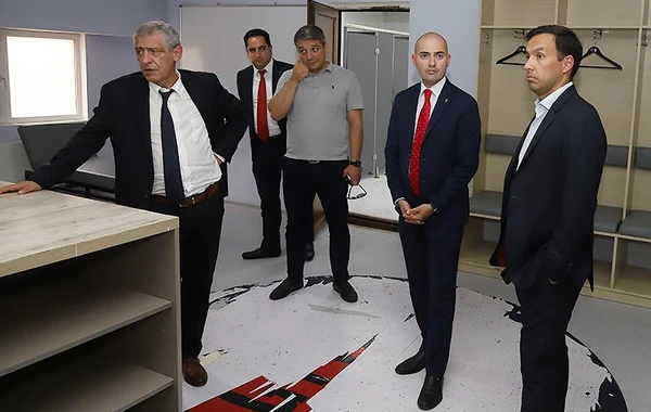 Fernandu Santuş Bakıda idman obyektləri ilə tanış olub - FOTO