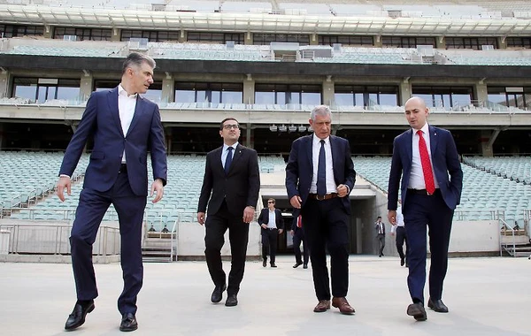 Fernandu Santuş Bakıda idman obyektləri ilə tanış olub - FOTO