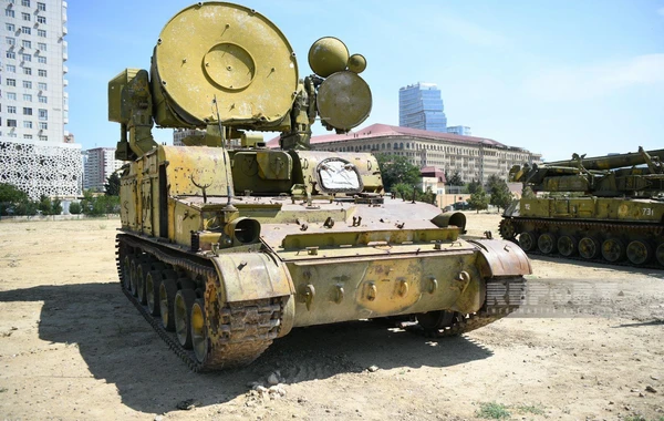 Обнаруженный в Ходжалы ЗРК доставлен в "Парк военных трофеев" в Баку - ФОТО
