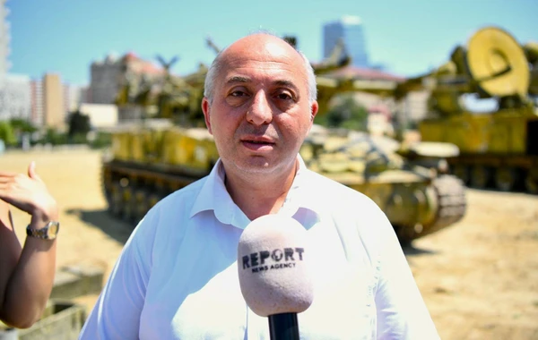 Обнаруженный в Ходжалы ЗРК доставлен в "Парк военных трофеев" в Баку - ФОТО