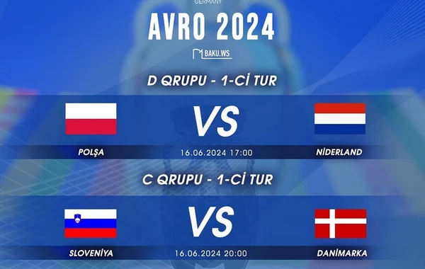 AVRO-2024: Bu gün D və C qrupunun oyunları start götürür