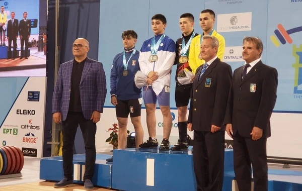 Azərbaycan ağırlıqqaldıranı Yunanıstandakı Avropa çempionatında 3 medal qazanıb - FOTO
