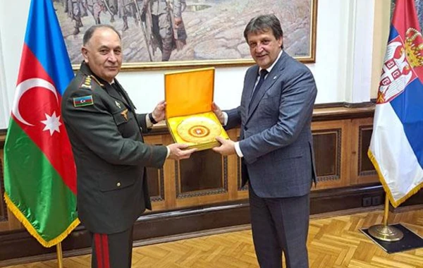 Baş Qərargah rəisinin Serbiyaya rəsmi səfəri başlayıb - FOTO