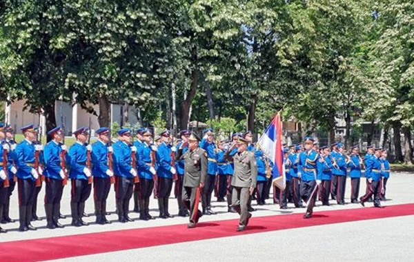 Baş Qərargah rəisinin Serbiyaya rəsmi səfəri başlayıb - FOTO