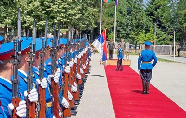 Baş Qərargah rəisinin Serbiyaya rəsmi səfəri başlayıb - FOTO