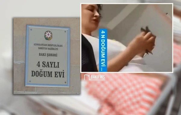 4 saylı doğum evində tibb bacısından qaziyə qarşı HÖRMƏTSİZLİK: Öz anan, bacın üçün vuruşmusan - VİDEO