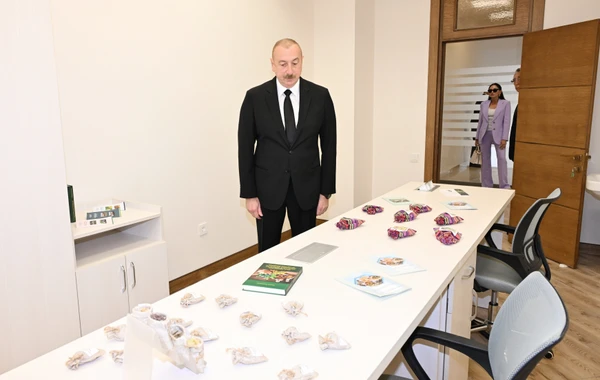İlham Əliyev və Mehriban Əliyeva Bakıda Botanika İnstitutunun yeni binasının açılışında - FOTO