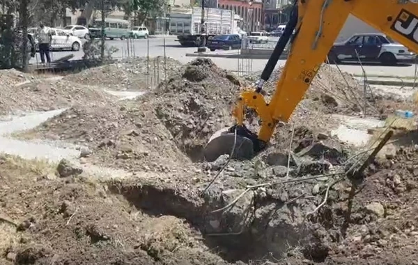 Gəncədə qanunsuz tikinti işlərinin qarşısı alınıb - FOTO/VİDEO