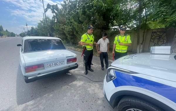 Qaydaları pozan sürücülər CƏZALANDIRILDI - FOTO