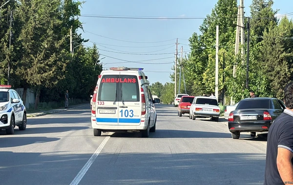 Ağdamda velosiped sürən 15 yaşlı uşağı maşın vurdu - FOTO