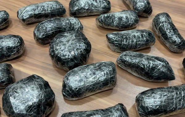 Gəncədə narkokuryerdən 20 kq-dan çox heroin aşkarlanıb - FOTO