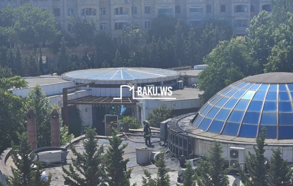 Bakıda restoranda baş verən yanğın söndürülüb - YENİLƏNİB - FOTO/VİDEO