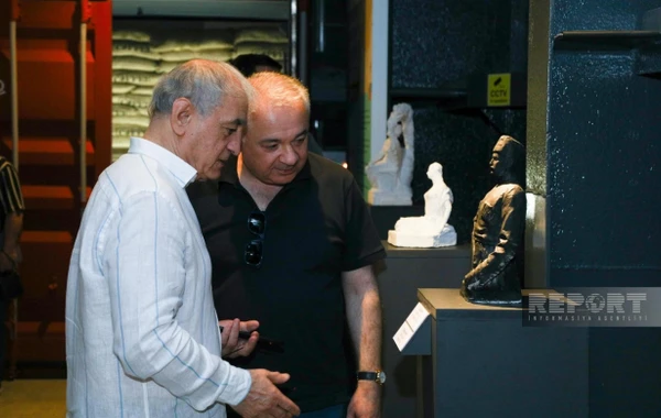 Heykəltaraş Münəvvər Rzayevanın 95 illik yubileyi münasibətilə tədbir-sərgi keçirilib - FOTO