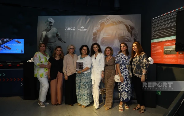 Heykəltaraş Münəvvər Rzayevanın 95 illik yubileyi münasibətilə tədbir-sərgi keçirilib - FOTO