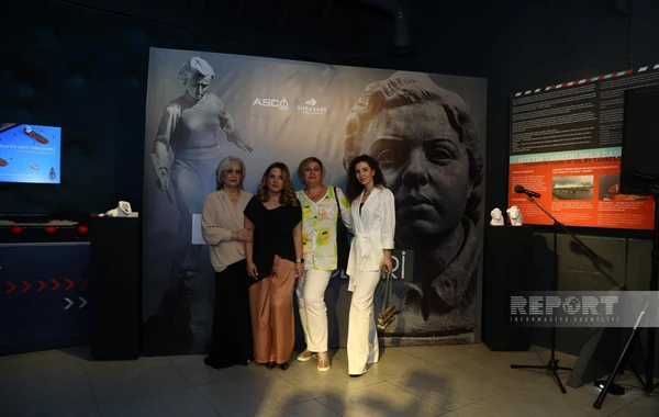 Heykəltaraş Münəvvər Rzayevanın 95 illik yubileyi münasibətilə tədbir-sərgi keçirilib - FOTO
