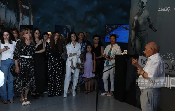 Heykəltaraş Münəvvər Rzayevanın 95 illik yubileyi münasibətilə tədbir-sərgi keçirilib - FOTO