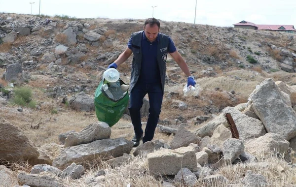 Xəzər dənizinin Bilgəh sahili tullantılardan təmizlənib - FOTO