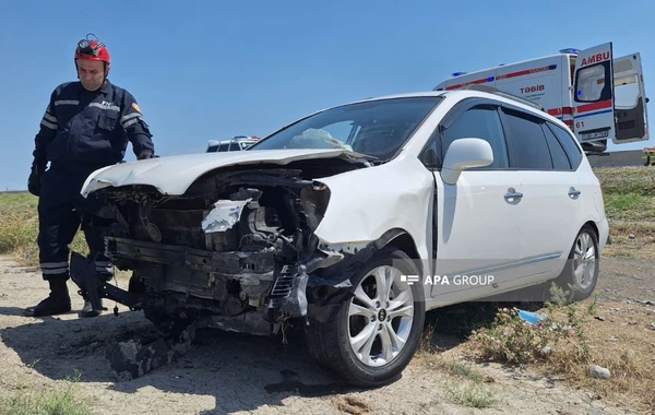 Bakı-Qazax yolunda AĞIR QƏZA - Ölən və xəsarət alanlar var - FOTO