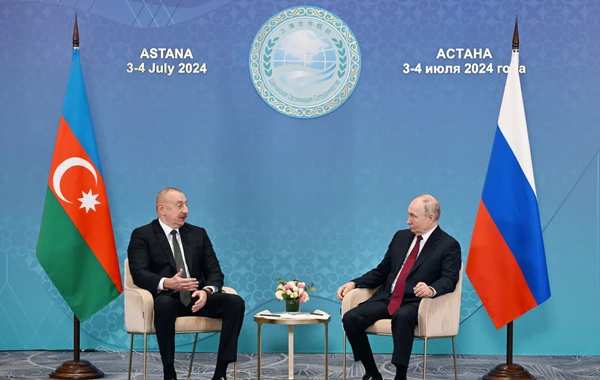 Astanada İlham Əliyevin Vladimir Putin ilə görüşü olub - FOTO/VİDEO - YENİLƏNİB