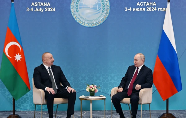 Astanada İlham Əliyevin Vladimir Putin ilə görüşü olub - FOTO/VİDEO - YENİLƏNİB