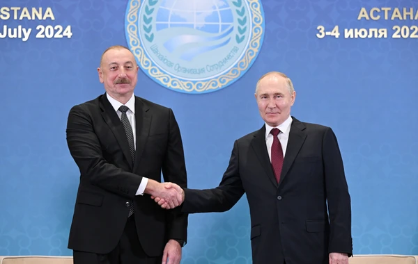 Astanada İlham Əliyevin Vladimir Putin ilə görüşü olub - FOTO/VİDEO - YENİLƏNİB