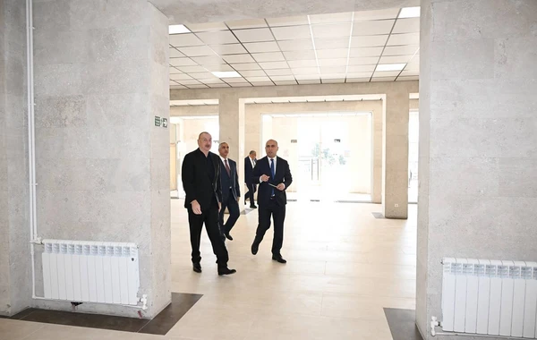 Prezident Xankəndidə Qarabağ Universitetində görülən işlərlə tanış olub - YENİLƏNİB - FOTO