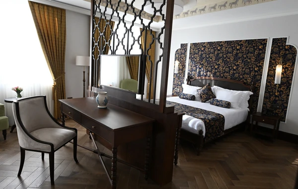 İlham Əliyev Xankəndidə əsaslı təmir və bərpadan sonra “Qarabağ” hotelinin açılışında iştirak edib - YENİLƏNİB - FOTO
